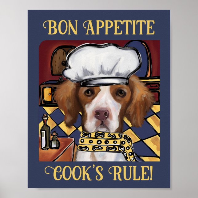 Poster Brittany Spaniel (Frente)