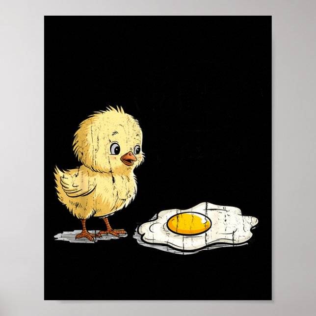 Poster Bro Is That You, Funny Chick And Egg  (Frente)