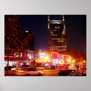 Pôster Broadway - Nashville, Tennessee