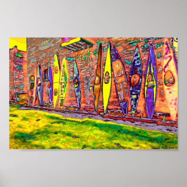 Pôster Broken kayaks (Frente)