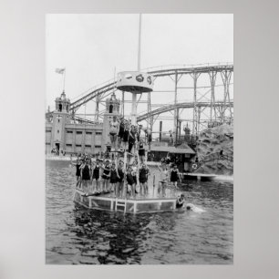 Poster Bronx Amusement Park, 1920