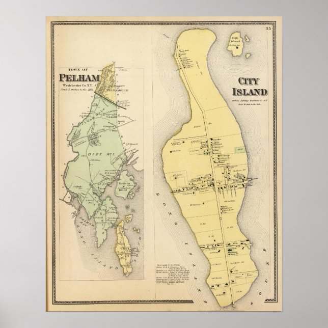 Poster Bronx Westchester County New York (Frente)