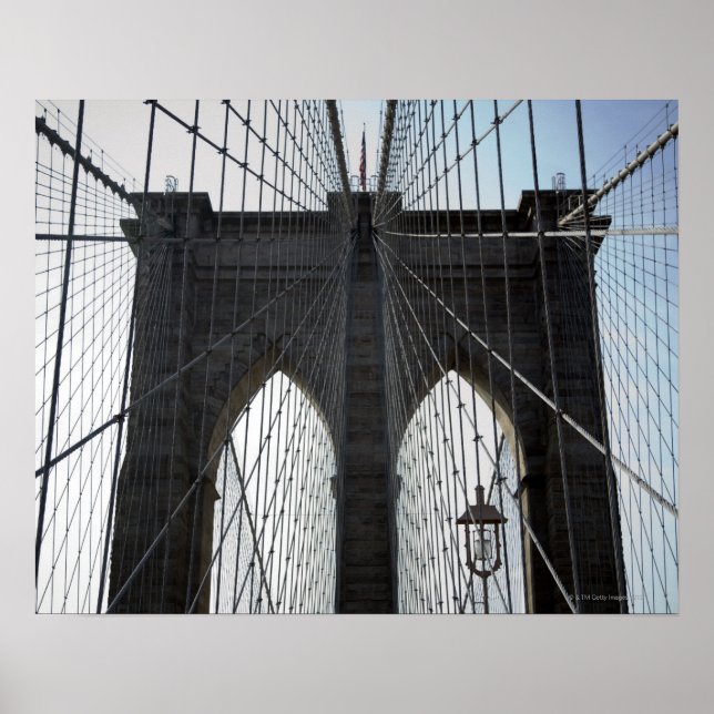 Poster Brooklyn Bridge, New York, NY USA (Frente)