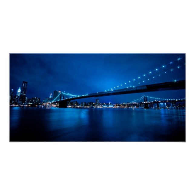 Pôster Brooklyn Bridge, Nova Iorque (Frente)