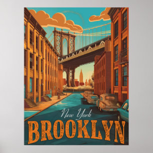 Poster Brooklyn Charm: Capturar a Essência com isto