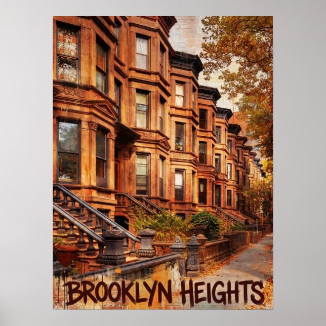 Poster Brooklyn Heights Brooklyn (Frente)
