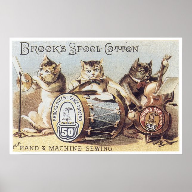 Poster Brooks Spool Cotton (Frente)