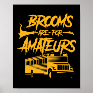 Poster Brooms De Condutores De Ônibus Escolares São Par