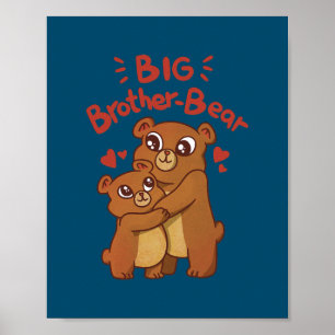 Poster Brother Bear Brothers Little Bear Siblings