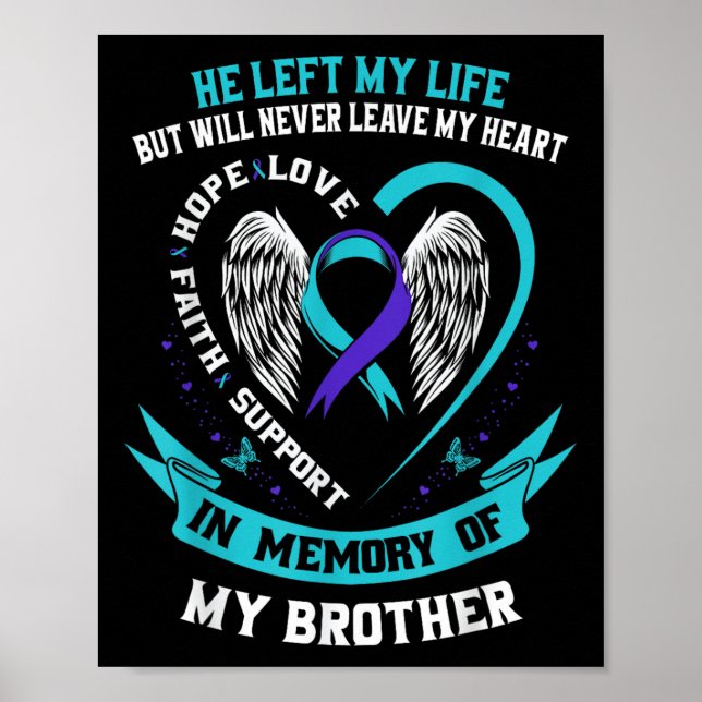 Poster Brother Suicida Awariness (Frente)