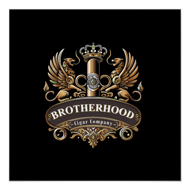 Pôster Brotherhood Cigar Company Glossy Poster (Frente)