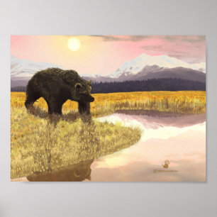 Pôster Brown Bear Tarde