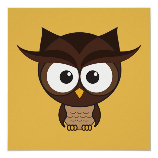 Pôster Brown Owl (Frente)