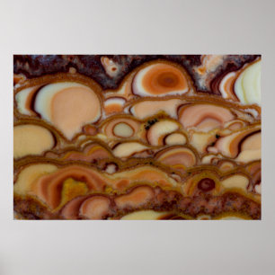Poster Brown Spotted Onyx
