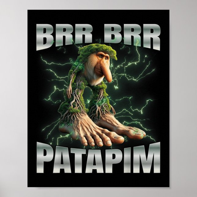 Poster Brr Brr Patapim (Frente)