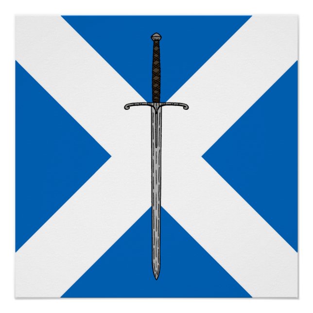 Pôster Bruce Sword on Saltyre (Frente)
