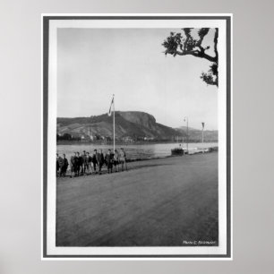 Poster Brücke von Remagen bridge Erpel - Alemanha anterio