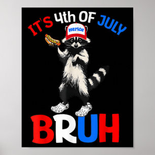 Poster Bruh 4 de Julho Meninos Meninas Crianças Quatro De