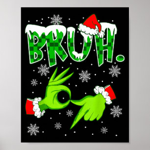Poster Bruh 67 Seis Sete 6 7 Meme Natal Divertido Gen Z S