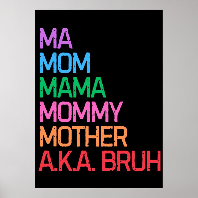 Poster Bruh antes conhecido como presente de mamãe dia de (Frente)