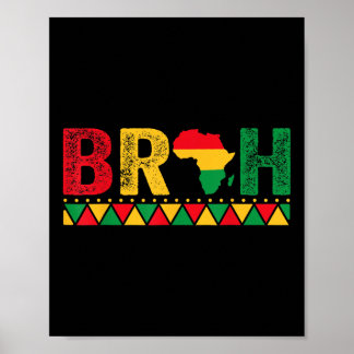 Poster Bruh Boys Crianças Africano Americano Funny Black