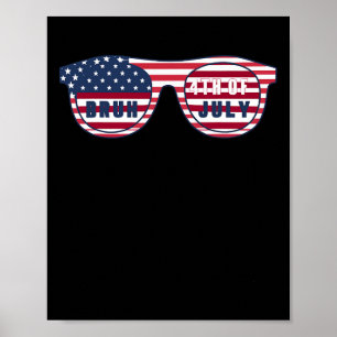 Poster Bruh É 4 de julho Legal 4 de julho