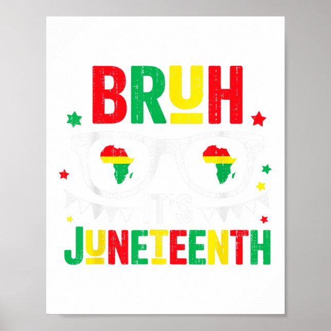 Poster Bruh é a 19 de junho de 1865, Liberdade Africana (Frente)