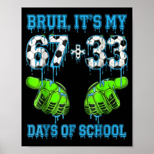 Poster Bruh É Meu 67 33 Dias De Escola Futebol Meninos Cr