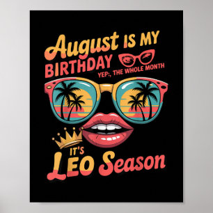 Poster Bruh é o meu aniversário! É o Leo Season#39;s, Leo