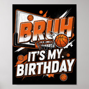 Poster Bruh, é o meu passatempo de basquetebol engraçado