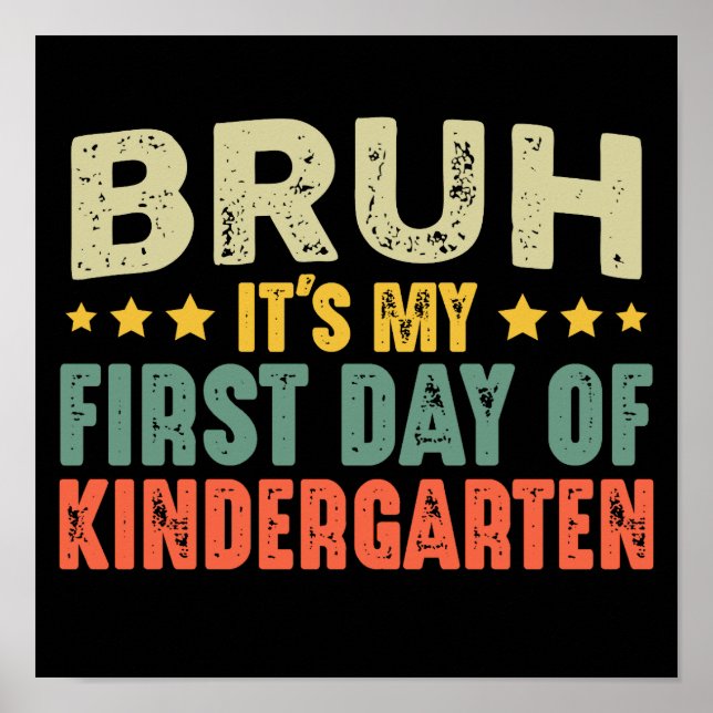 Poster Bruh, é o meu primeiro dia de natação (Frente)