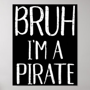 Poster Bruh Eu Sou Uma Roupa De Halloween Engraçada Para