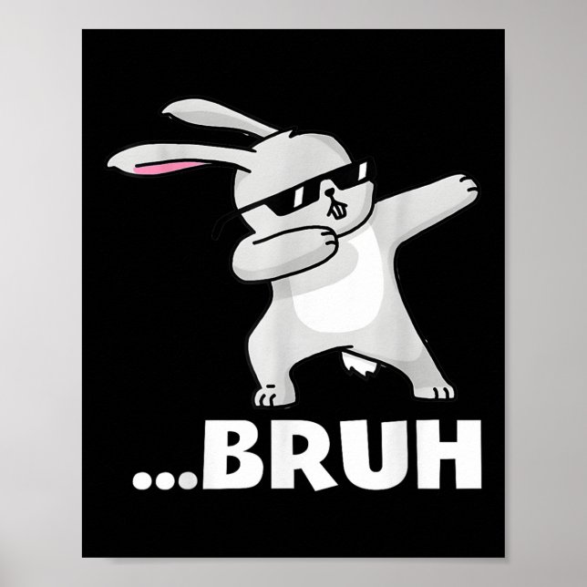 Poster Bruh Meme Engraçado Irmão Adolescente Rapazes Pásc (Frente)