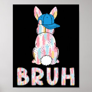 Poster Bruh Memória Dia da Páscoa Engraçado Ovos Engraçad