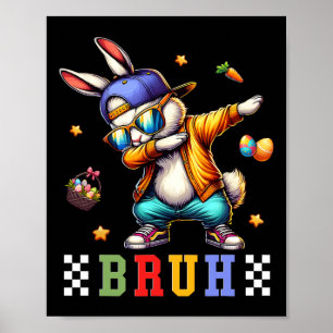 Poster Bruh Memória Dia da Páscoa Engraçado Ovos Engraçad