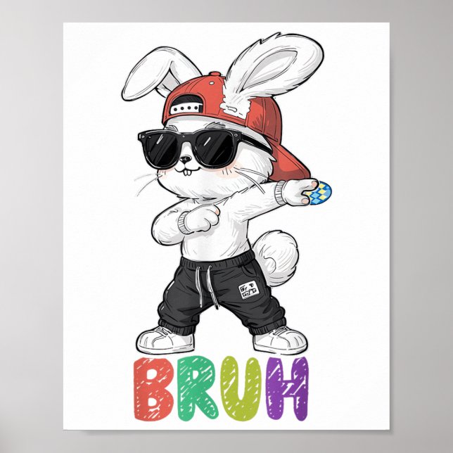 Poster Bruh Memória Dia de Páscoa Batido Páscoa Bruh Boy (Frente)