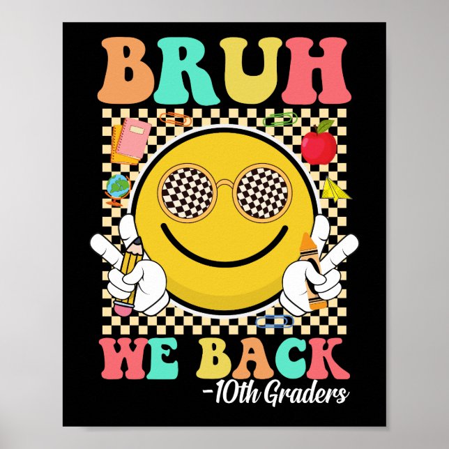 Poster Bruh, nós voltamos 10º Grades, Grafos, Gritando (Frente)