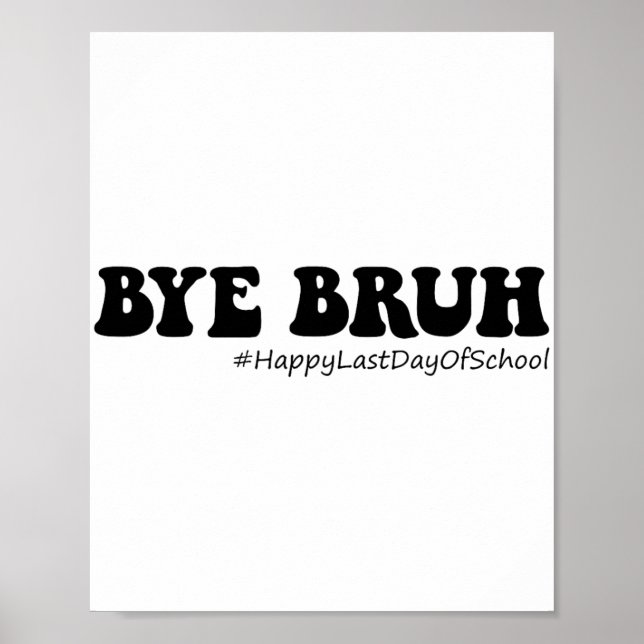 Poster Bruh Professores Groovy Happy No Último Dia Da Som (Frente)