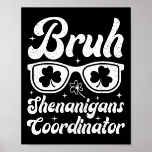 Poster Bruh Shenanigans Coordenador de Dias de São Patríc