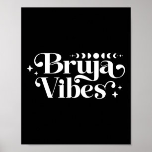 Poster Bruja Witch Vibes Espiritual Bruja Vibes Latina Br