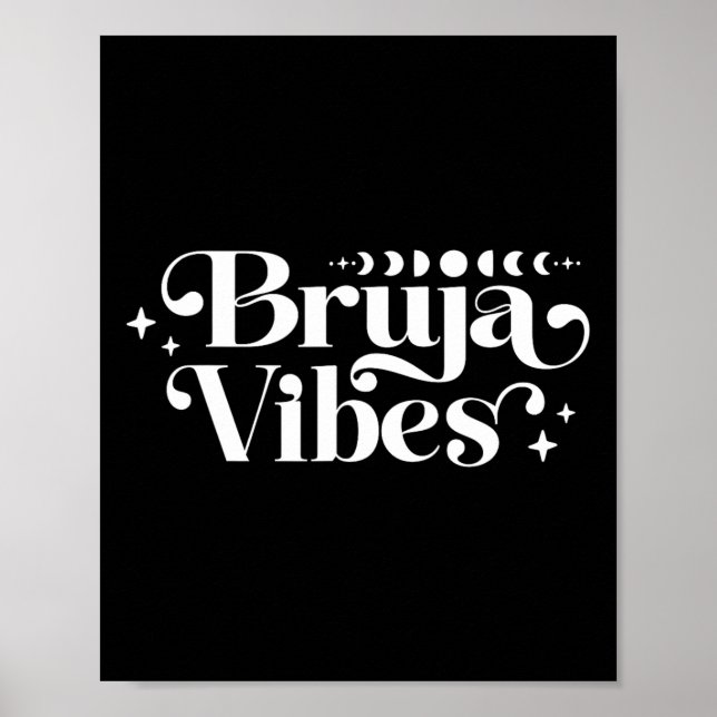Poster Bruja Witch Vibes Espiritual Bruja Vibes Latina Br (Frente)