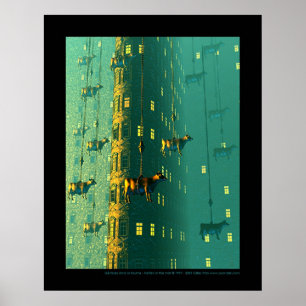 Poster Brume do la dos dans de Génisses - bezerras na