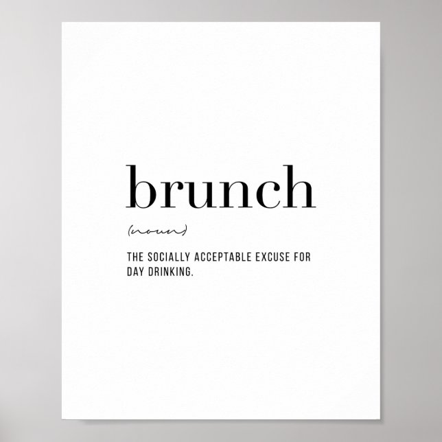 Poster Brunch de Definição (Frente)