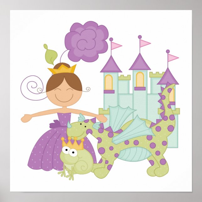 Pôster Brunette Princess (Frente)