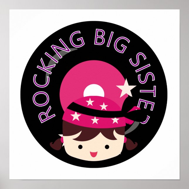 Pôster Brunette Rocking Big Sister (Frente)