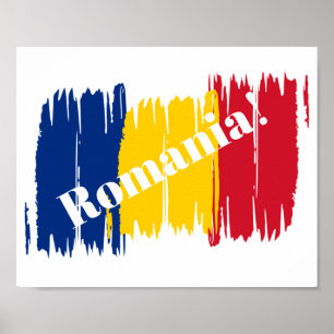 Poster Brushbraste Artístico Romênia