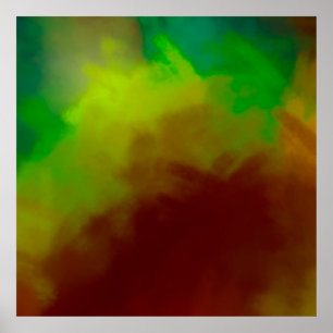 Poster Brushed Painted Abstract Background. Brush stroked