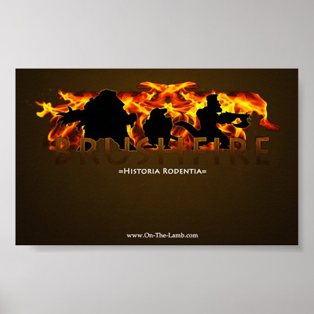 Pôster Brushfire - Historia Rodentia (Frente)