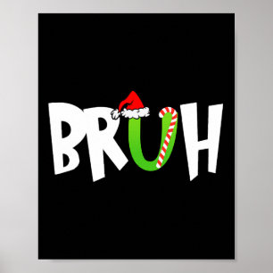 Poster Bruto Natal Camiseiros Crianças Adolescentes Menin