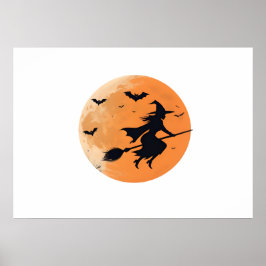 Poster Bruxa da Meia-Noite no Céu